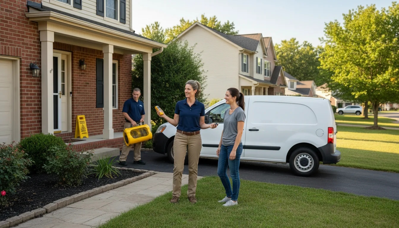 Residential water damage restoration in Lyons, CO